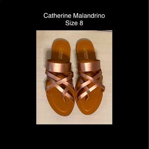 Cat Malandrino • Rose Gold Sandals • Size 8